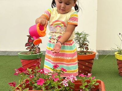 Plant Nurturing Lessons at Ivy World Play School, Ludhiana