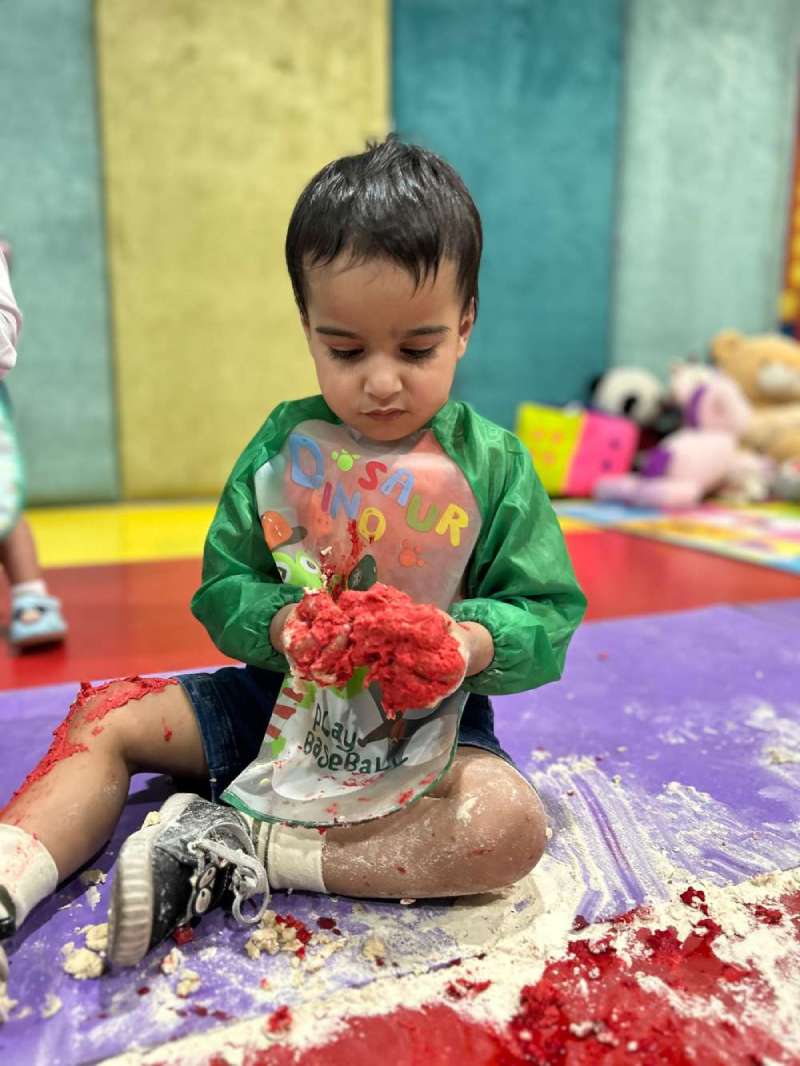 Classroom group activity – preschool kids