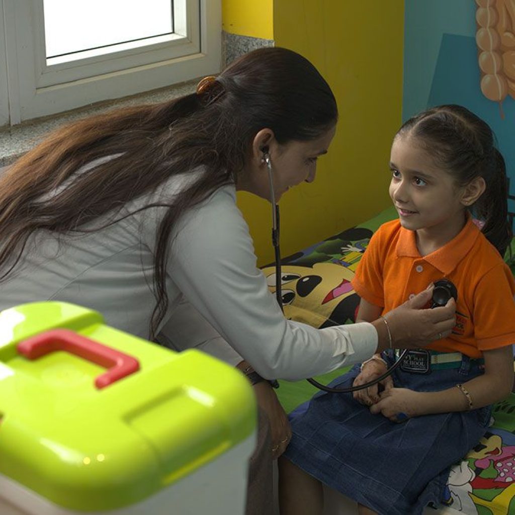 Child in classroom