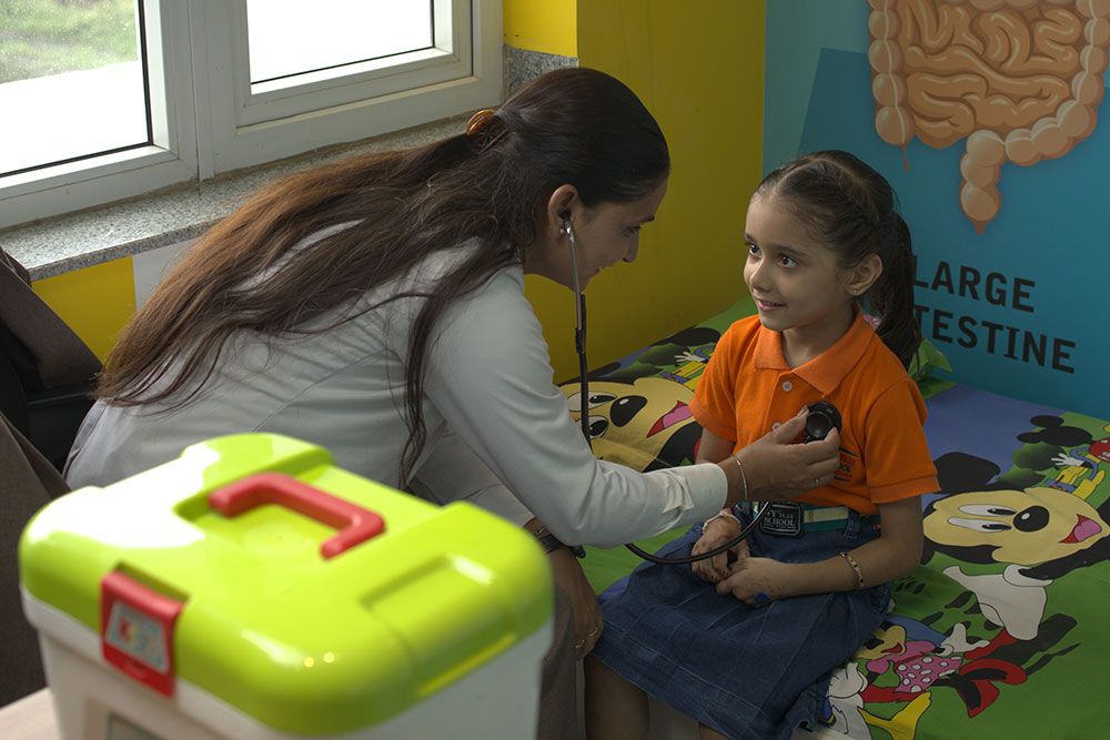 Child in classroom